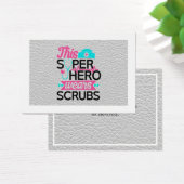 Krankenschwester - Dieser Superheld trägt Scrubs - (Schreibtisch)