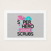Krankenschwester - Dieser Superheld trägt Scrubs - (Vorderseite)