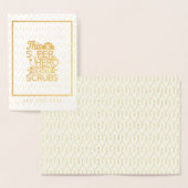 Krankenschwester - Dieser Superheld trägt Scrubs - Folienkarte (Anzeige)