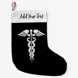 Krankenschwester-Doktor Medical Caduceus Kleiner Weihnachtsstrumpf