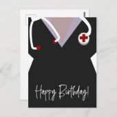 Krankenschwester Doktor Vet Charakter Uniform Gebu Postkarte (Vorne/Hinten)