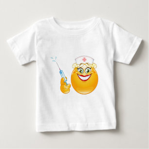 Krankenschwester Emoji Baby T-shirt