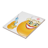 Krankenschwester Emoji Fliese (Seite)