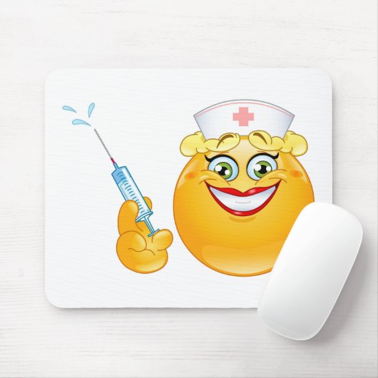 Krankenschwester Emoji Mousepad (Mit Mouse)