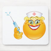 Krankenschwester Emoji Mousepad (Vorne)