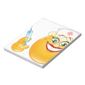 Krankenschwester Emoji Notizblock (Rotiert)