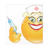 Krankenschwester Emoji Notizblock (Vorderseite)