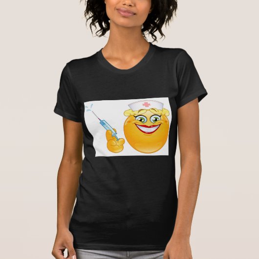 Krankenschwester Emoji T-Shirt (Vorderseite)