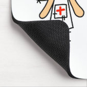Krankenschwester-Engel Mousepad (Ecke)