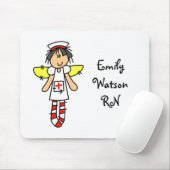 Krankenschwester-Engel Mousepad (Mit Mouse)