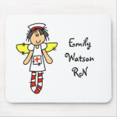 Krankenschwester-Engel Mousepad (Vorne)
