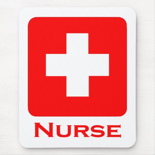 Krankenschwester-Englisch Mousepad (Vorne)