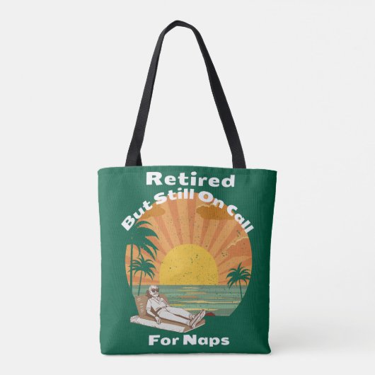 Krankenschwester erschöpft, aber immer noch auf Ni Tasche (Rückseite)