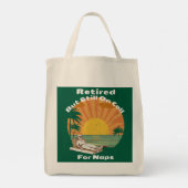 Krankenschwester erschöpft, aber immer noch auf Ni Tragetasche (Rückseite)