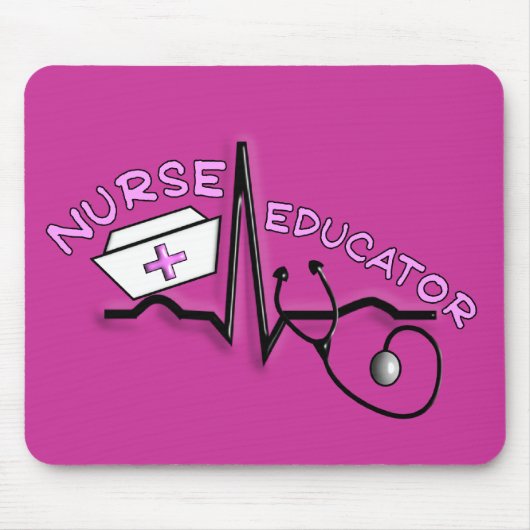 Krankenschwester-Erzieher QRS und Mousepad (Vorne)