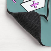 Krankenschwester-Erzieher QRS und Mousepad (Ecke)