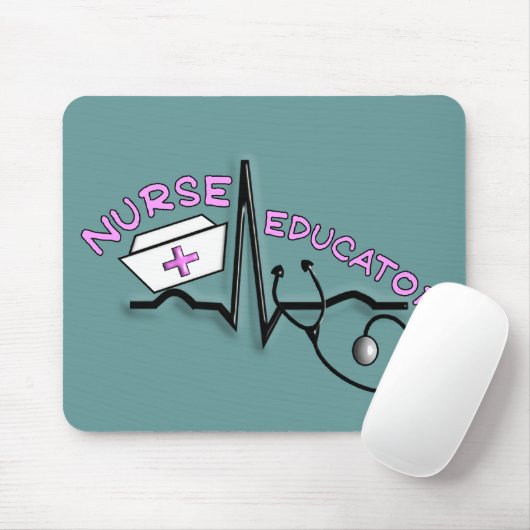 Krankenschwester-Erzieher QRS und Mousepad (Mit Mouse)