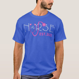 Krankenschwester Est 2022 jetzt Abschluss der Kran T-Shirt