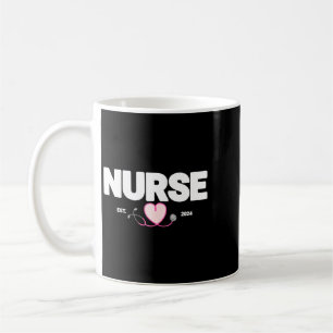 Krankenschwester Est 2024 - Geschenk für neue Kran Kaffeetasse