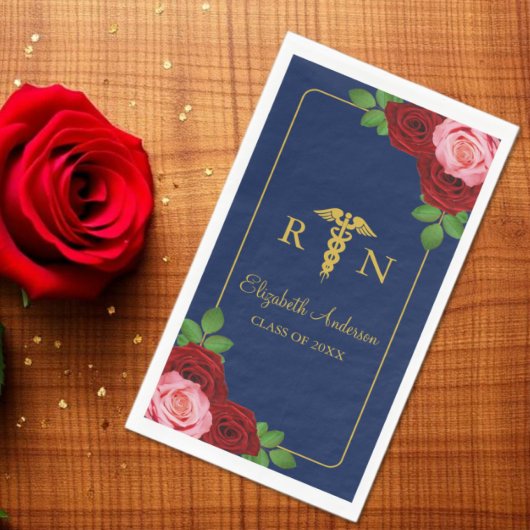 Krankenschwester-Examen Serviette