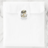 Krankenschwester-Examensfeier Runder Aufkleber (Tasche)