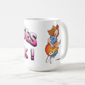 Krankenschwester-Felsen 15 Unze. Kaffee-Tasse Kaffeetasse (VorderseiteRechts)