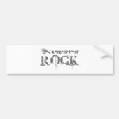 Krankenschwester-Felsen Autoaufkleber (Vorne)