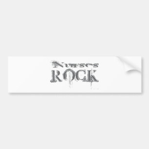 Krankenschwester-Felsen Autoaufkleber