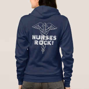Krankenschwester-Felsen Hoodie