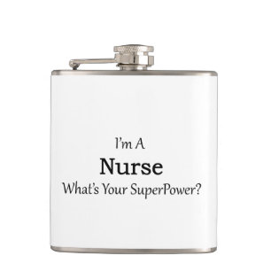 Krankenschwester Flachmann