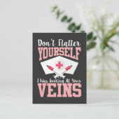 Krankenschwester - Flatter nicht Ich sah mir deine Postkarte (Stehend Vorderseite)