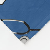 Krankenschwester-Fleece-Decken-Blau Fleecedecke (Ecke)