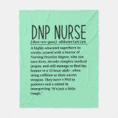 Krankenschwester Fleecedecke (Vorderseite)