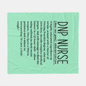 Krankenschwester Fleecedecke (Vorderseite (Horizontal))