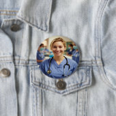 Krankenschwester-Foto anpassen personalisieren Button (Beispiel)