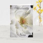 Krankenschwester GEBURTSTAGS-KARTE Karte (Gelbe Blume)