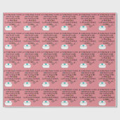 Krankenschwester-Gedicht-Geschenk-Verpackung Geschenkpapier (Flach)