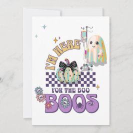 Krankenschwester Geist lustige Zitat Kürbiskokette Einladung