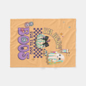 Krankenschwester Geist lustige Zitat Kürbiskuette Fleecedecke (Vorderseite (Horizontal))