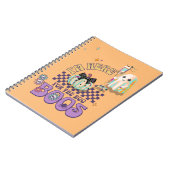 Krankenschwester Geist lustige Zitat Kürbiskuette Notizblock (Linke Seite)