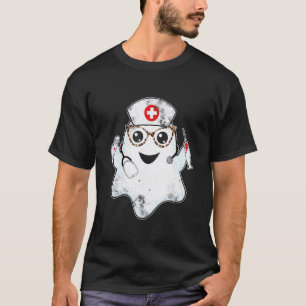 Krankenschwester-Geist-Schrubben-Top-Halloween-Kos T-Shirt