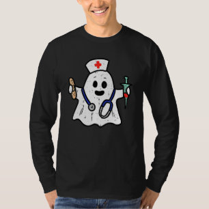 Krankenschwester-Geist-Schrubben-Top-Halloween-Kos T-Shirt