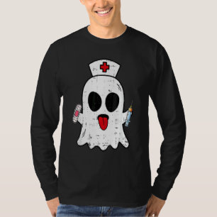Krankenschwester-Geist-Schrubben-Top-Halloween-Kos T-Shirt
