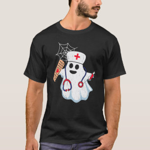 Krankenschwester-Geist-Schrubben-Top-Halloween-Kos T-Shirt