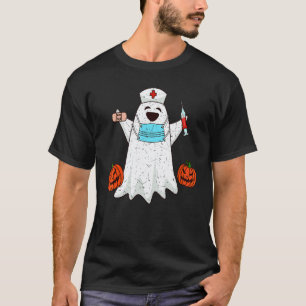 Krankenschwester-Geist-Schrubben-Top-Halloween-Kos T-Shirt