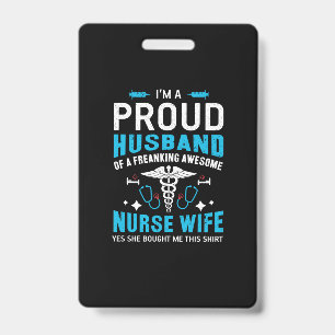 Krankenschwester Geschenk   Ich bin ein stolzer Eh Ausweis
