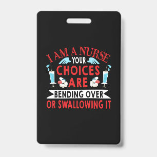 Krankenschwester Geschenk   Ich bin eine Krankensc Ausweis