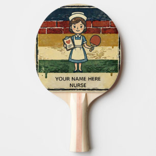Krankenschwester-Geschenk Individueller Ping-Pong- Tischtennis Schläger