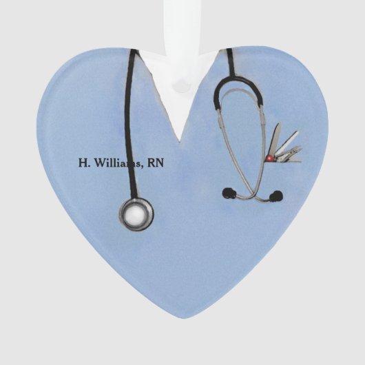 Krankenschwester-Geschenk Ornament (Vorderseite)