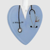 Krankenschwester-Geschenk Ornament (Vorderseite)